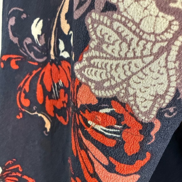 Anthropologie Meadow Rue Floral Boho Blouse - Picture 7 of 10